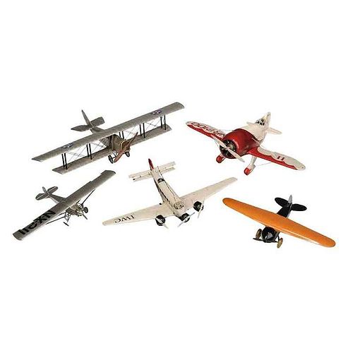 Five Model Airplanes