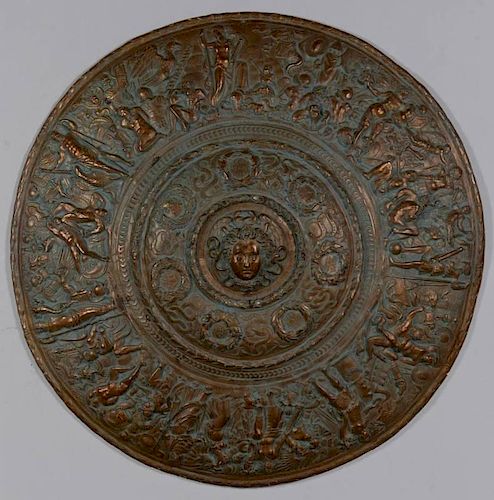 Bronzed Plaster Shield, Sigman