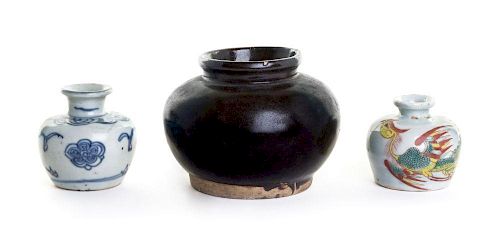 Three Ceramic Jars