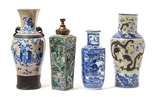 Four Porcelain Vases