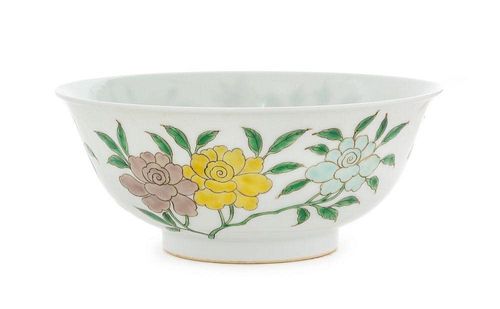 A Famille Verte Porcelain Bowl