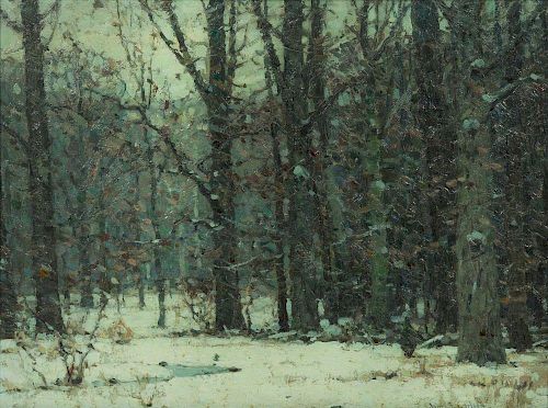 John Fabian Carlson, (Swedish/American, 1874-1975), Silent Woods
