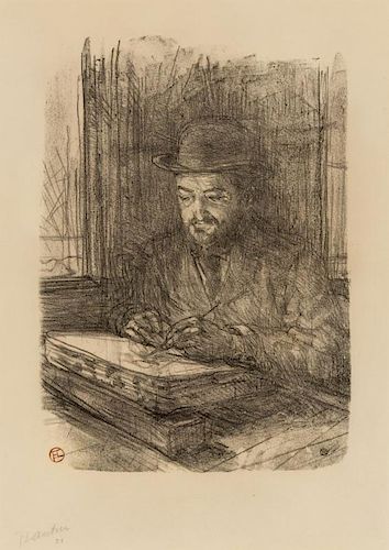 Henri de Toulouse-Lautrec, (French, 1864-1901), Le Bon Graveur, Adolphe Albert, 1898