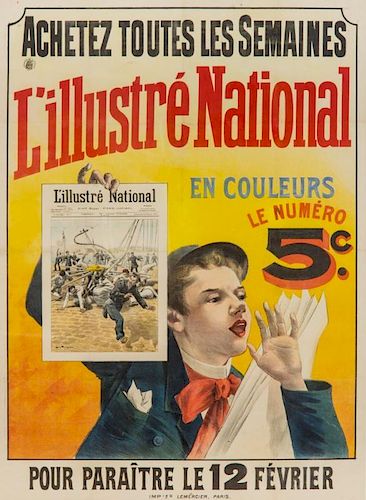 Artist Unknown, (19th century), Achetez Toutes les Semaines: L'Illustre National, 1898