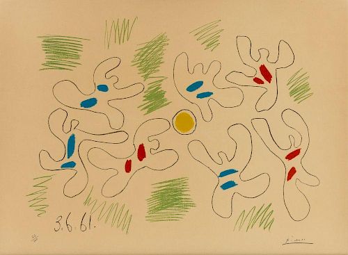 Pablo Picasso, (Spanish, 1881-1973), Football, 1961