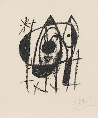 Joan Miro, (Spanish, 1893-1983), Untitled