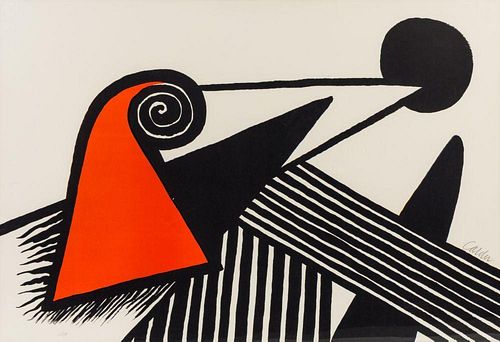 Alexander Calder, (American, 1898-1976), Bonnet Phrygien et Barres de Feu, c. 1969