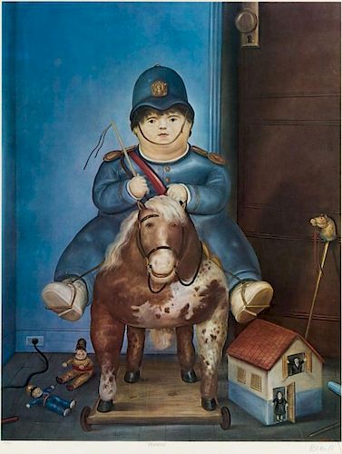 After Fernando Botero, (Colombian, 1932), Pedrito, 1975