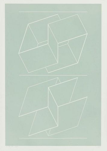 Josef Albers, (American/German, 1888-1976), WEG IX, 1971