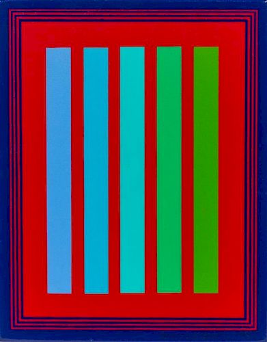 Richard Anuszkiewicz, (American, b. 1930), Untitled (Annual Edition), 1972, Untitled (Annual Edition), 1973, Untitled (Annual