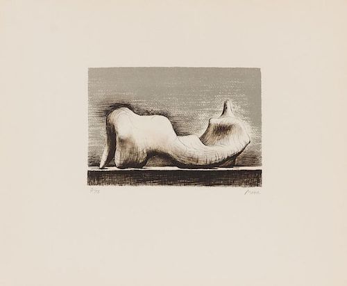Henry Moore, (British, 1898-1986), Reclining Figure, 1974
