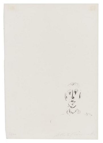 Alberto Giacometti, (Swiss, 1901-1966), Tete de Homme