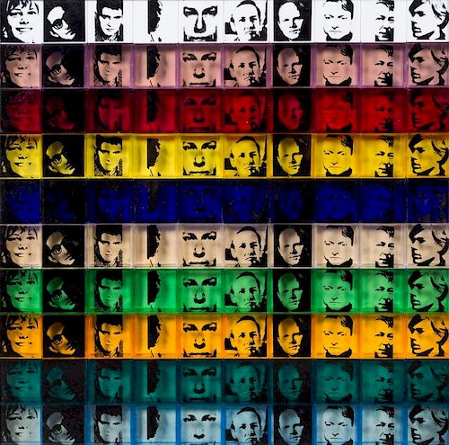 Andy Warhol, (American, 1928-1987), Portraits of the Artists (from Ten for Leo Castelli), 1967