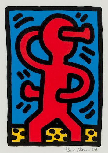 Keith Haring, (American 1958 - 1990), Untitled, 1987
