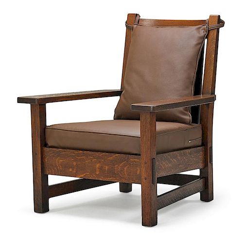 STICKLEY BROTHERS Large armchair