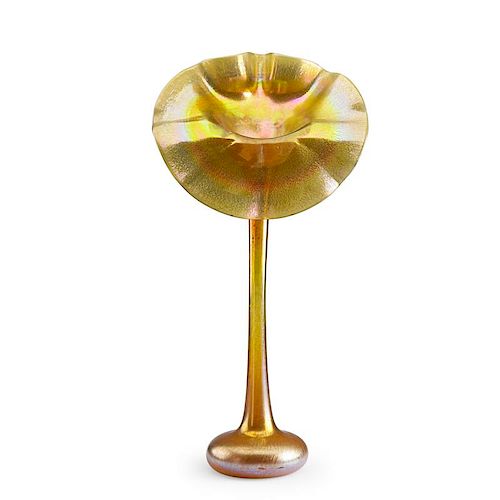 TIFFANY STUDIOS Large gold Jack-in-the-Pulpit