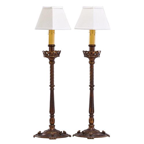 OSCAR BACH Pair of lamps