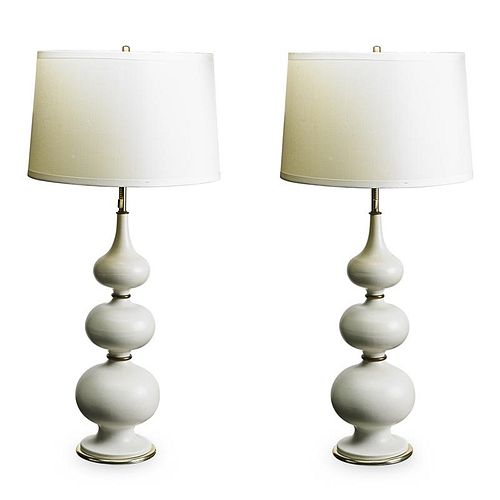 LIGHTOLIER Pair of table lamps