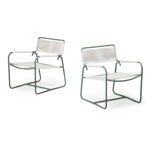 WALTER LAMB Pair of lounge chairs