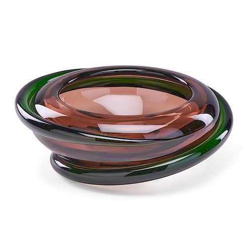 CLAIRE FALKENSTEIN; SALVIATI Glass bowl