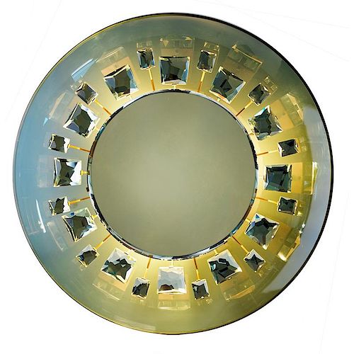MAX INGRAND; FONTANA ARTE Rare illuminated mirror