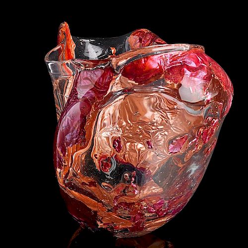 TONY ZUCCHERI Glass vase