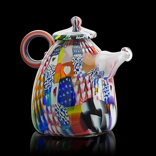 RICHARD MARQUIS Glass teapot sculpture