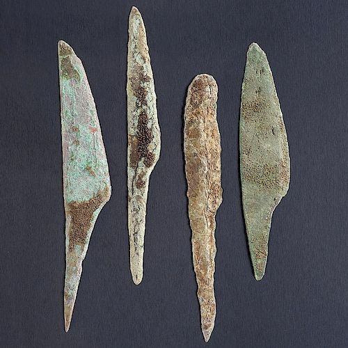Copper Knives, From the Collection of Roger "Buzzy" Mussatti, Michigan