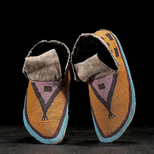 Cree Beaded Moccasins