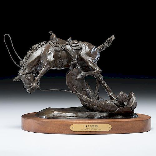 Clay Dalburg (American, b. 1946) Bronze Sculpture