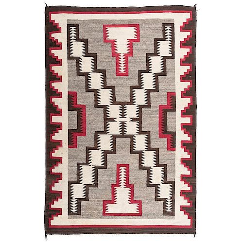 Navajo Modified Storm Pattern Weaving / Rug