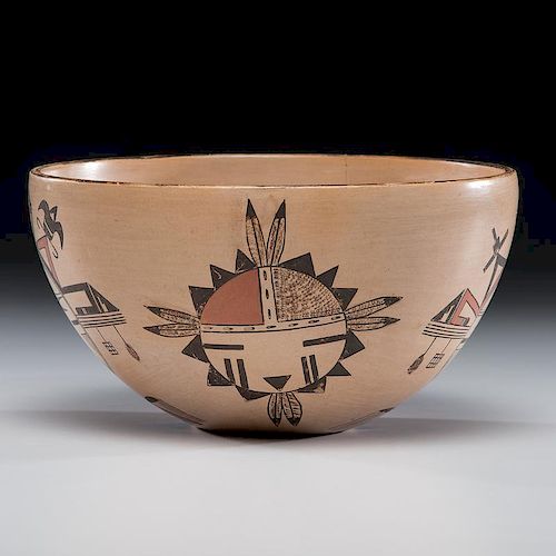Rondina Huma (Hopi, b. 1947) Pottery Bowl