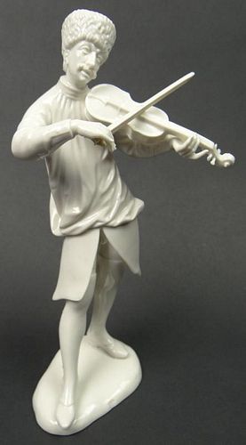 Nymphenburg Porcelain Figure of a "Violinist".