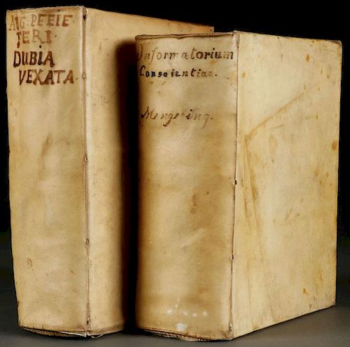 TWO 17TH AND 18TH CENTURY RELIGIOUS BOOKS