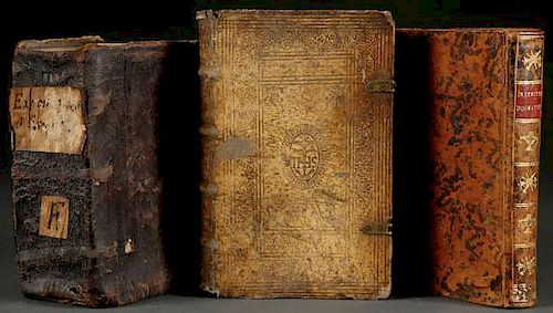 TWO 16TH AND 17TH CENTURY RELIGIOUS BOOKS