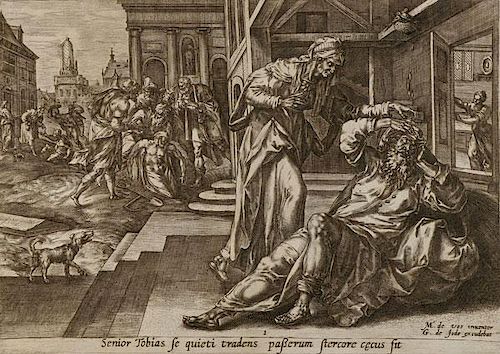 GROUP OF 10 OLD MASTER PRINTS, DUTCH, 17TH C