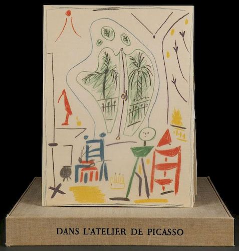 DANS L'ATELIER DE PICASSO: JAIME SABARTES, 1957