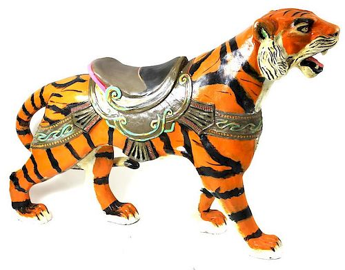 Tiger, Life Size, Circus Theme, Sculpture