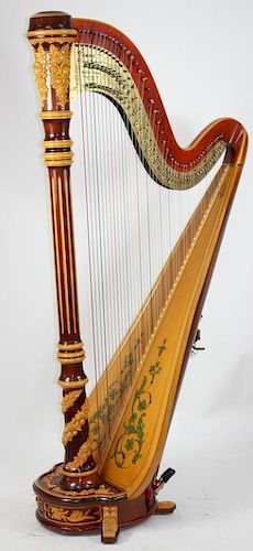 Important Venus Grand Concert Harp