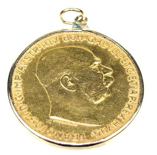 1915 Austria gold Franz Joseph Coin