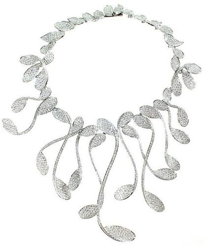 Impressive Cantamessa 18 Karat Diamond Necklace