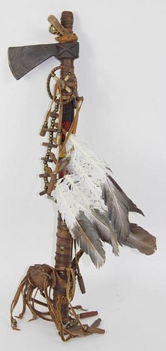 Native American, Beaded, Leather, Axe