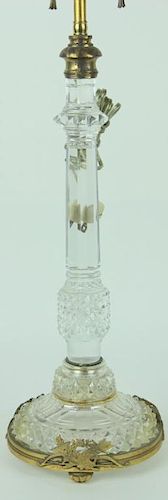 French Cut Crystal Lamp