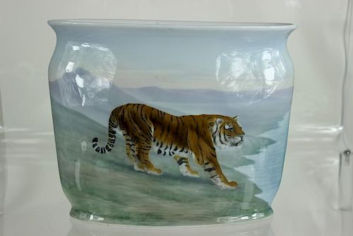 Friedrich Kaestner Tiger Vase