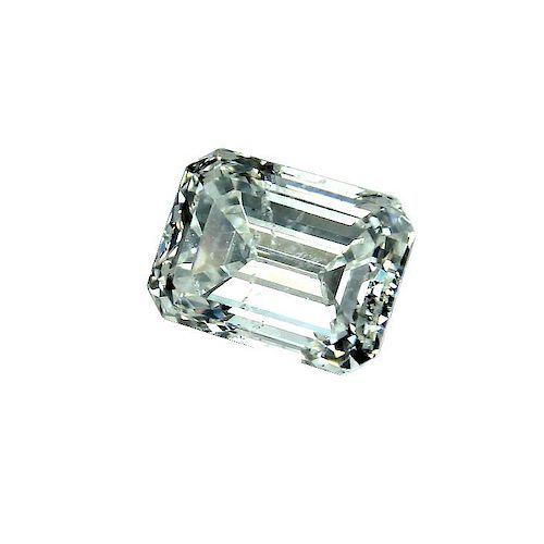 Unmounted, Loose, 4.10 Carat Emerald Cut Diamond