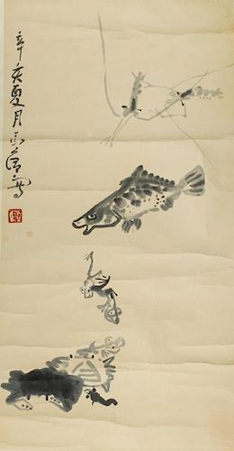 Ding Yanyong (Chinese, 1902-1978)- Hanging Scroll