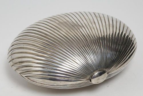 Fratelli Cacchione Italian Silver Seashell Box