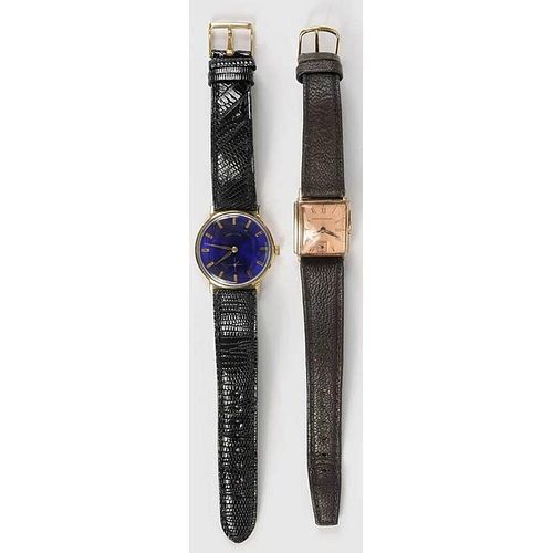 Two Wrist Watches, Girard-Perregaux & Hamilton