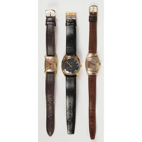 Three Wrist Watches- Zenith & Bulova