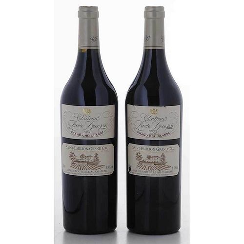 Two Bottles of 2005 Chateau Pavie-Decesse